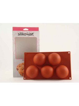 SILICONE STAMPO SEMISFERA d.80x40mm