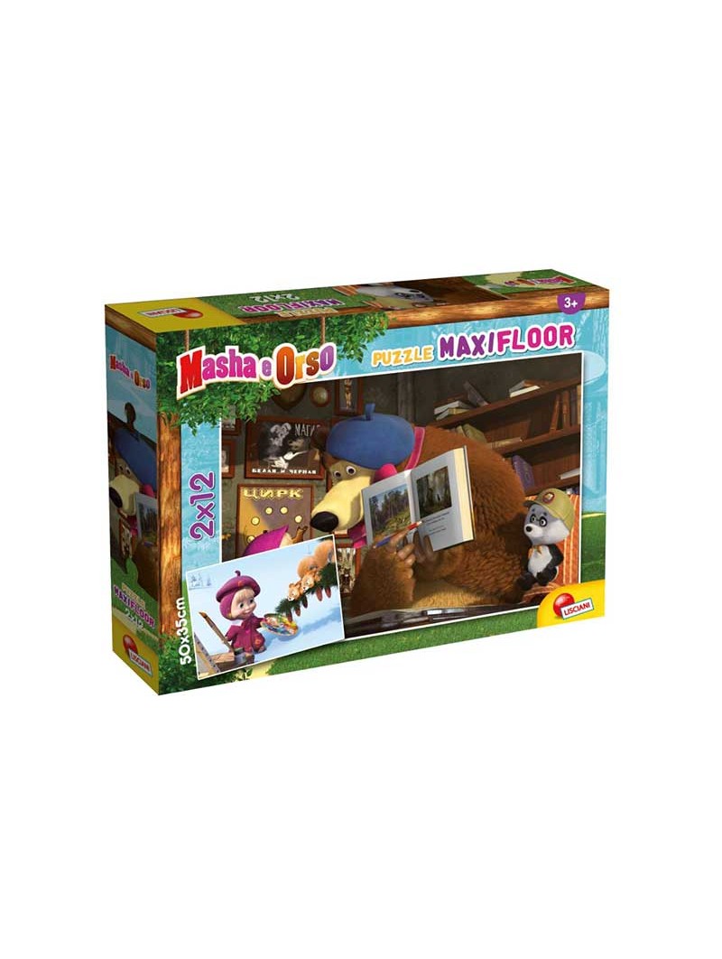 PUZZLE MAXI 2x12pz MASHA 86122