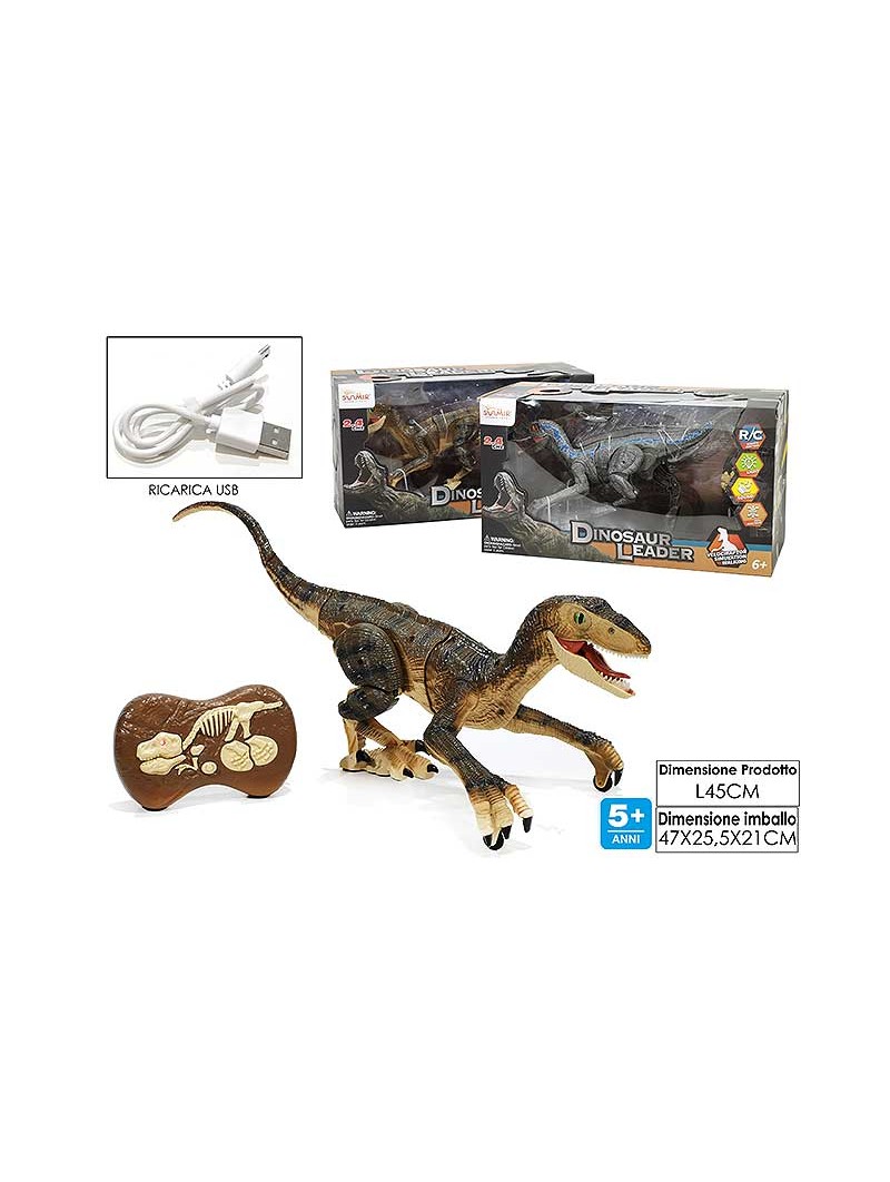 DINOSAURO R/C C/LUCI E SUONI 115476