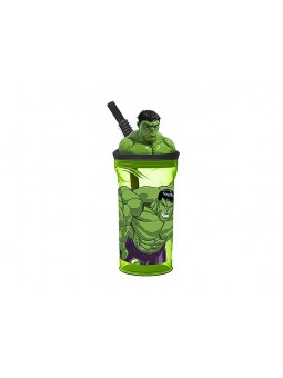 HULK BICCHIERE C/CANNUCCIA 3D ST57777