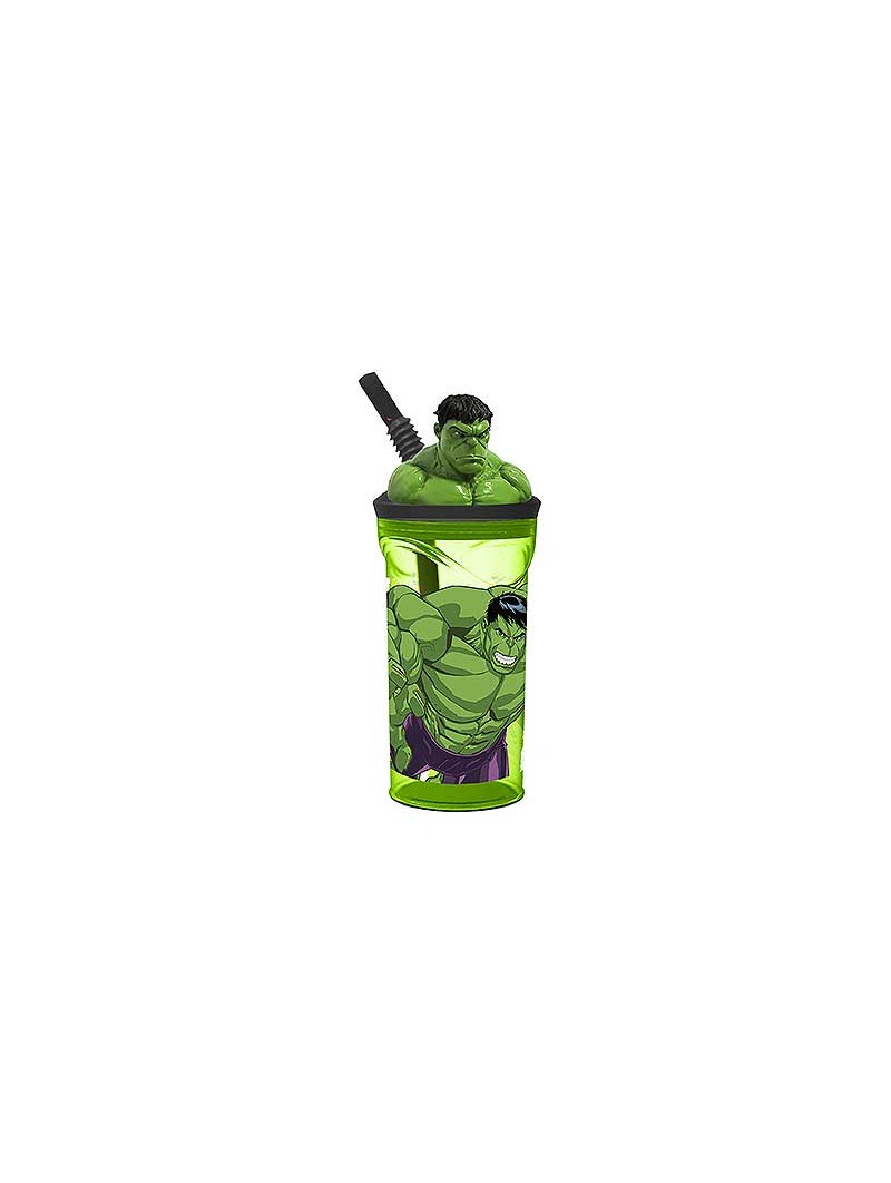 HULK BICCHIERE C/CANNUCCIA 3D ST57777