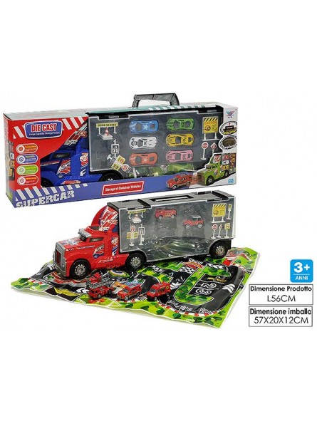 I SUPER CAMION DIE-CAST CON 6 AU 101318