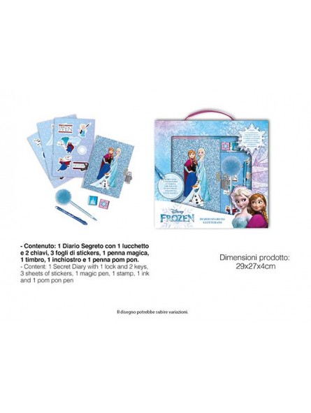 FROZEN DIARIO SEGRETO GLITTER FR0715