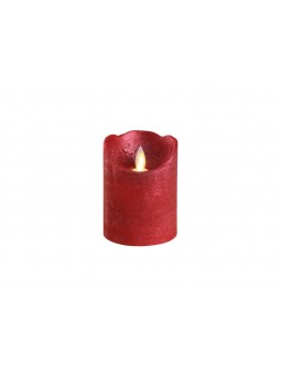 CANDELA LED 7,5xH.10cm ROSSA B.CALDO 480612