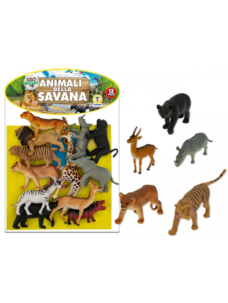 GEO NATURE - ANIMALI SAVANA RIGID 70305