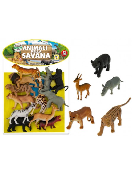 GEO NATURE - ANIMALI SAVANA RIGID 70305