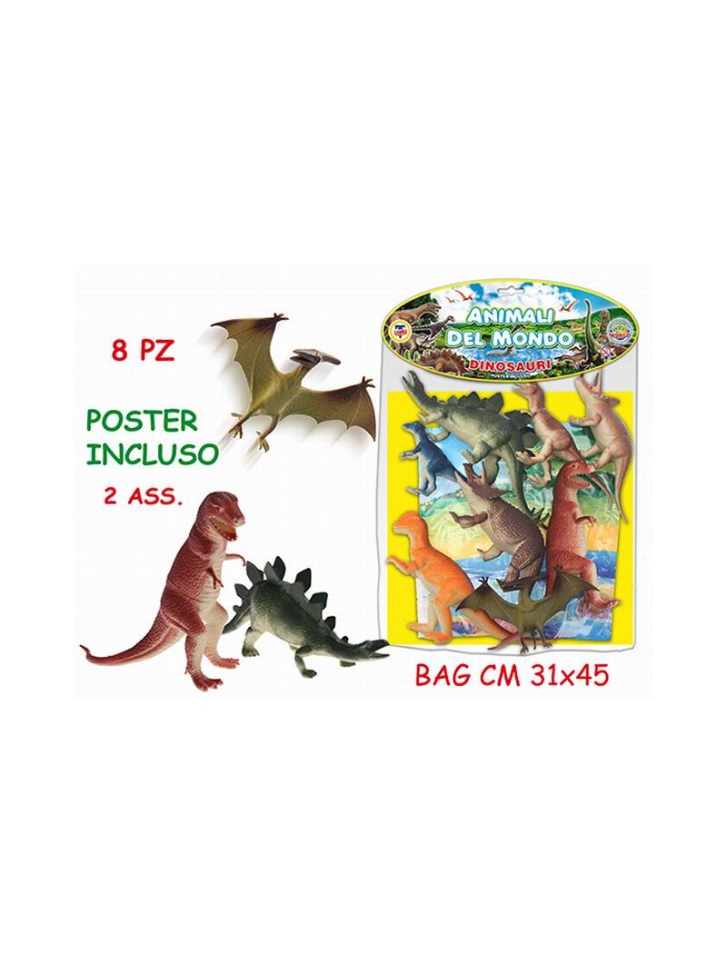 GEO NATURE - DINOSAURI RIGIDI 8 P 70307