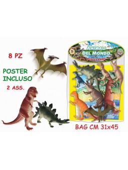 GEO NATURE - DINOSAURI RIGIDI 8 P 70307