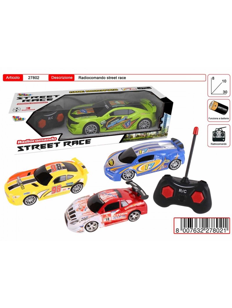 AUTO STREET RACE RADIOCOMANDO 27802