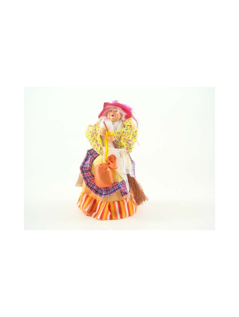 BEFANA C/SCOPA E ASCCHETTO 25cm 0152920