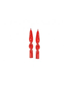 CANDELA FIAMMA 14cm 2pz ROSSA 94884