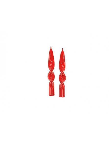 CANDELA FIAMMA 14cm 2pz ROSSA 94884