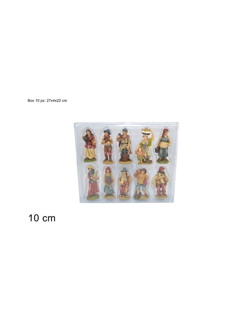 PASTORI 10CM 10PZ IN BOX PVC 5 CM000437