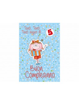 BIGLIETTO BUON COMPLEANN FA00137BC/C/12