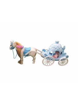 BAMBOLA CON CAVALLO E ACC. BLUE TOY0705