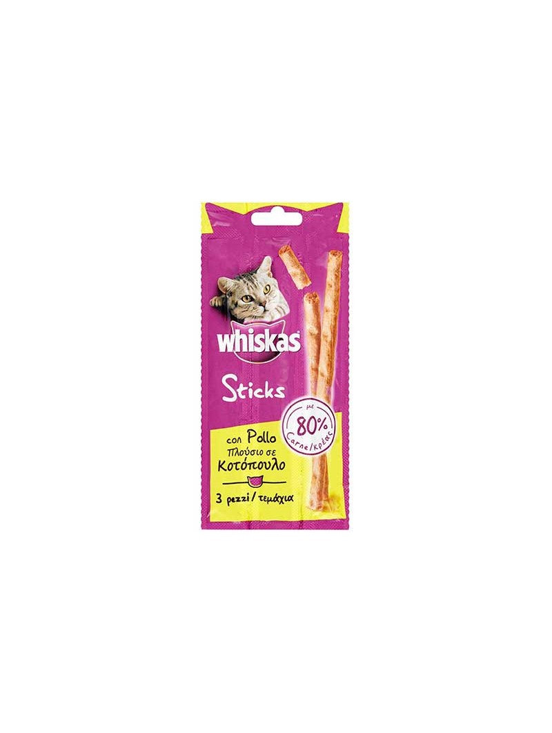 WHISKAS ST CATSTICK POLLO 3X6gr 11932