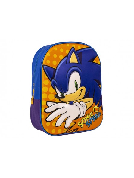 ZAINO PER BAMBINI 3D SONIC 2100004344