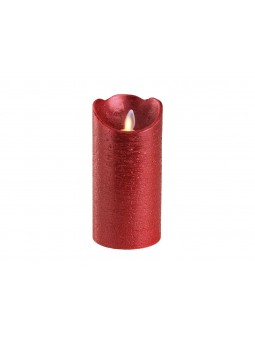 CANDELA LED 7,5xH.15cm ROSSA B.CALDO 480598