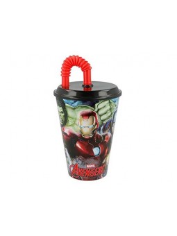 AVENGERS BICCHIERE C/CANNUCCIA 430ml ST87730