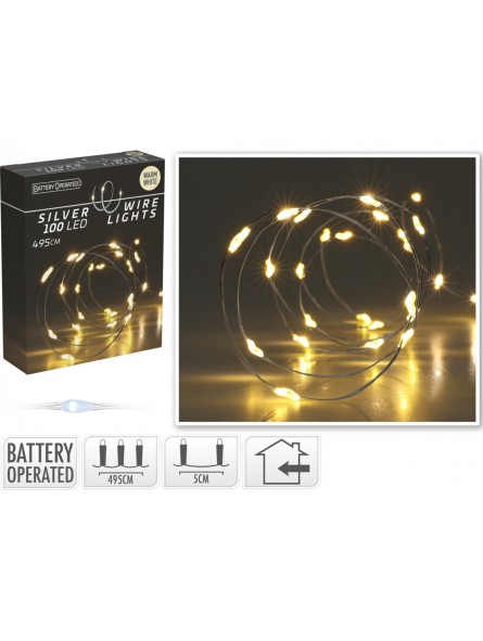 LUCI FILO MET.100MLED B.CA.BT AX9731440