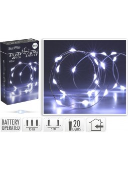 LUCI FILO MET.20MLED B.FR.BAT AX9730400