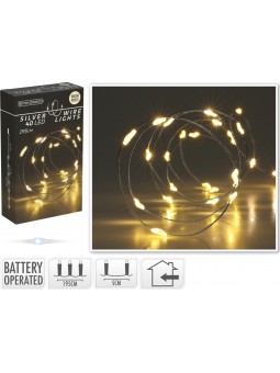 LUCI FILO MET.40MLED B.CA.BAT AX9731420