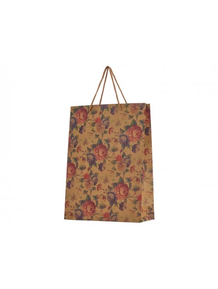 SHOPPER CARTA FLOR 27,5X36,5X9CM A20151