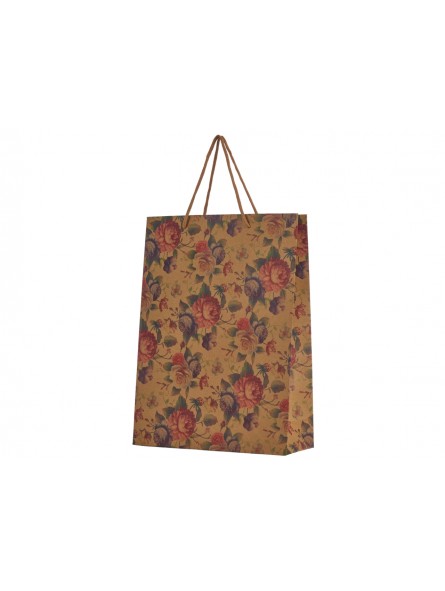 SHOPPER CARTA FLOR 18,5X24,5X7,5 A20045