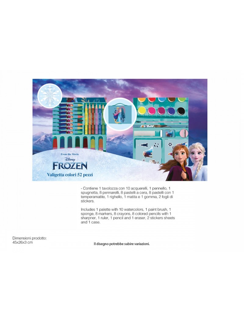 VALIGETTA COLORI 52PZ DI FROZEN FR0826