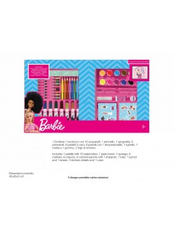 VALIGETTA COLORI 52PZ DI BARBIE BR0826