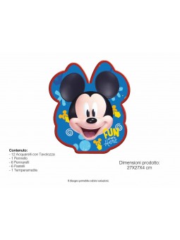 SET COLORI SAGOMATA DI MICKEY MIC0830