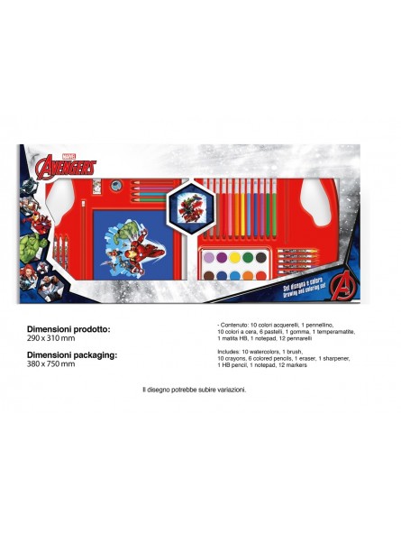 KIT DISEGNA E COLORA AVENGERS AV0868