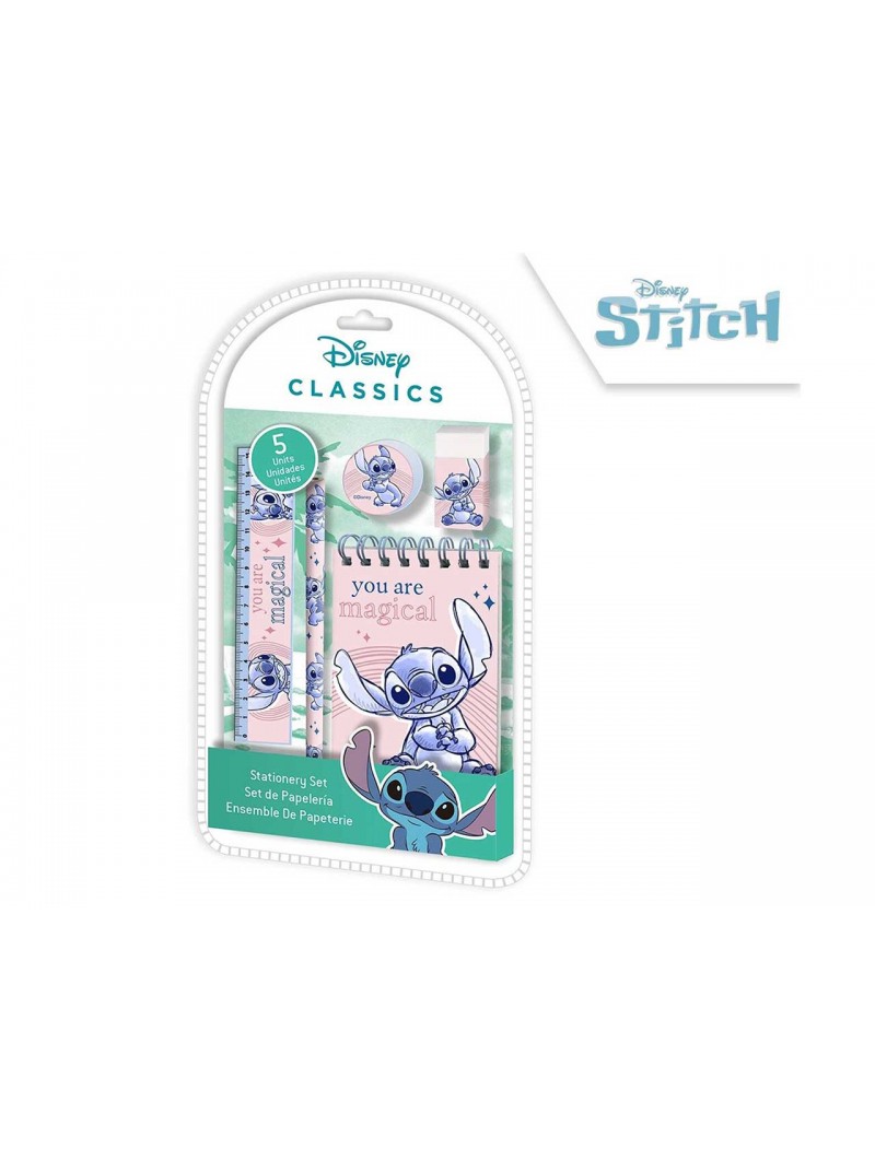 STITCH SET CANCELLERIA 5OGGETTI ST00011