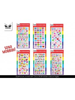 STICKERS MINI SOFT 23,8X9,5CM ST7089