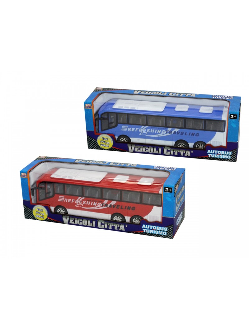 AUTOBUS TURISMO 35CM 2 COLORI MGG440125