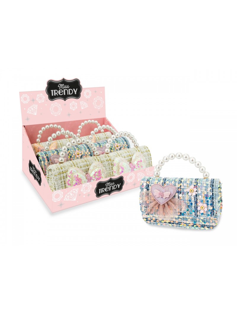 POCHETTE CHIC PAILLETTES 3 ASS. 52338