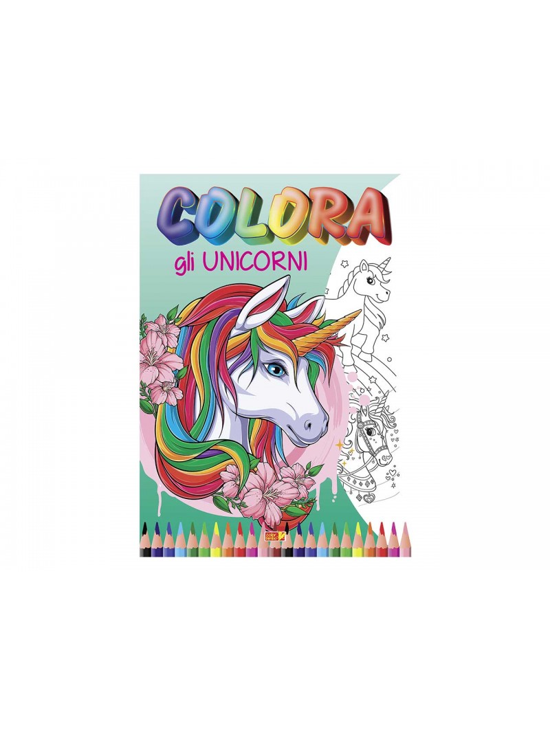 LIBRO COLORA GLI UNICORNI