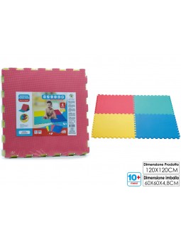 TAPPETINO PUZZLE 4PZ 60X60X1.2CM 114088