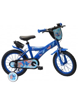 DY BICI STITCH BLU 14" 37485