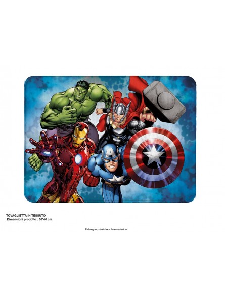 TOVAGLIETTA AVENGERS TESS. 40X30 AV1000