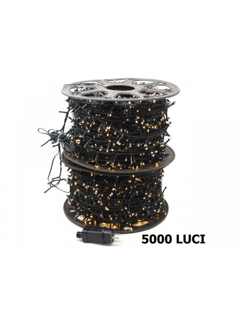 CATENA LUCI 5000LED B.CALDO U.E.