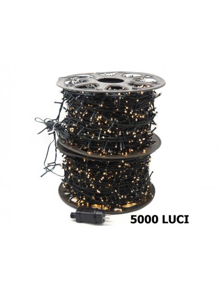 CATENA LUCI 5000LED B.CALDO U.E.