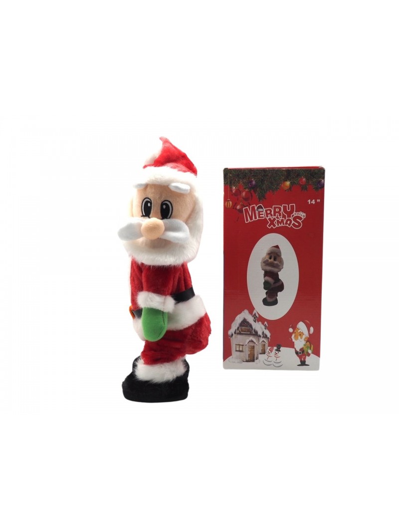 BABBO NATALE C/MUSICA E MOVIMENTO 35CM