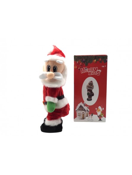 BABBO NATALE C/MUSICA E MOVIMENTO 35CM