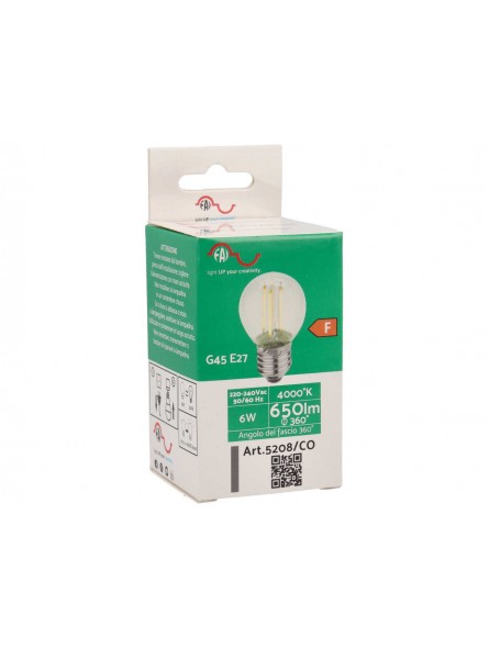 LAMAPDA LED 6W E27 - BIANCO 5208/CO