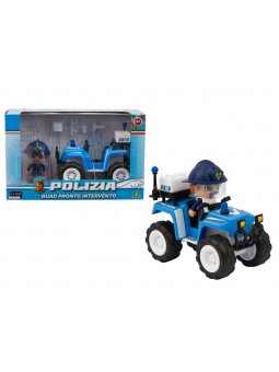 POLIZIA - QUAD CON PERSONAGGIO PL105000