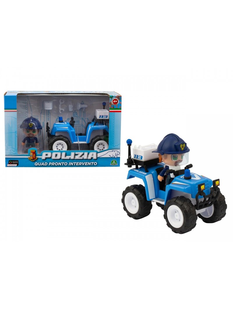 POLIZIA - QUAD CON PERSONAGGIO PL105000