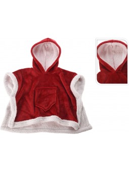 PONCHO NATALIZIO 100X70 ROSSO AAE338070