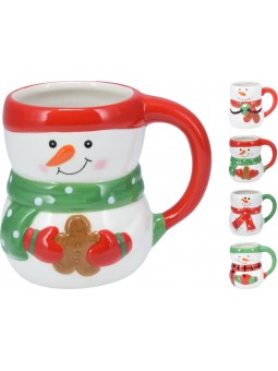 MUG PUPAZZO DI NEVE 11CM 4ASS ALX630420