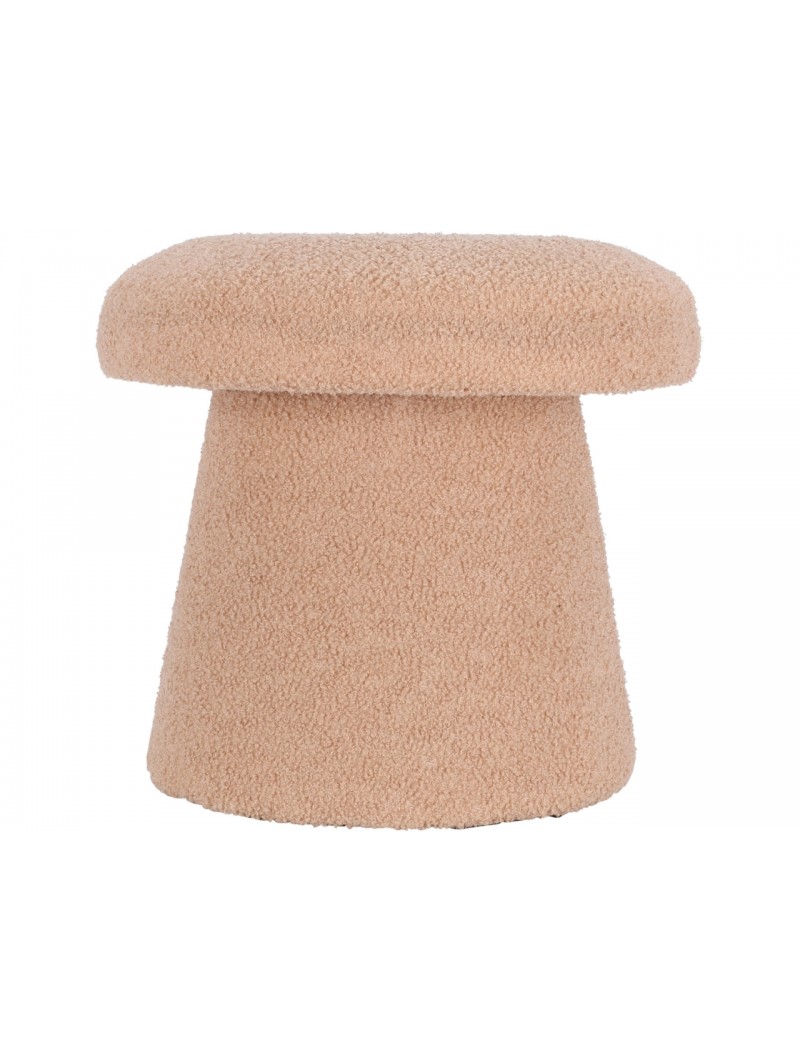 POUF TEDDY 43X38CM BEIGE AAK400110